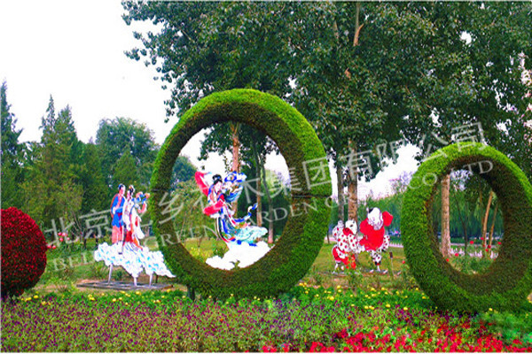 草橋百花園綠雕